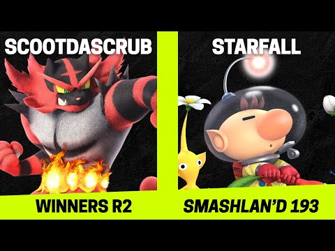 SmashLAN'd 193 Winners R2 - ScootDaScrub (Incineroar) vs starfall (Olimar) - SSBU Tournament