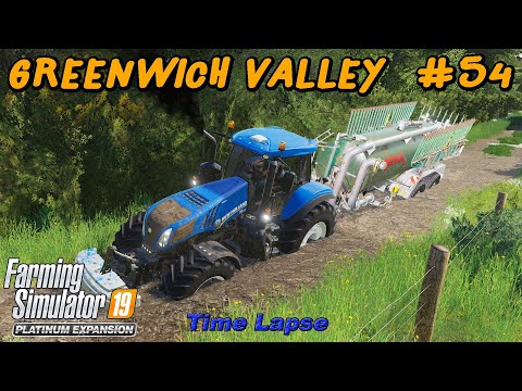 NEW Slurry Spreader. Animal Care. Spreading Digestate | Greenwich Valley #54 | FS19 4K TimeLapse