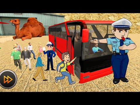 Real Uphill Offroad Bus Driving Simulation 2022 - Android Gameplay