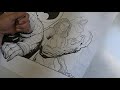 Frank Cho Art Demo Inking Lady Clayface PART 1