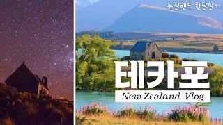 뉴질랜드 여행 한달살기 테카포 카페추천 및 숙소리뷰
