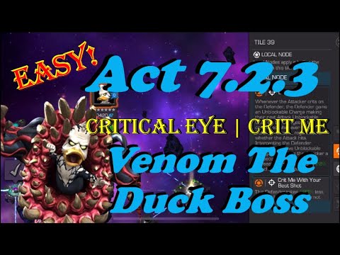 Act 7.2.3 Venom The Duck Boss Guide | Easy Boss | Marvel Contest of Champions