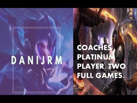 Coaching Danijrm #1 Highest Ranked Master Yi Challenger Coaches Platinum 2 Games vs Hecarim Graves