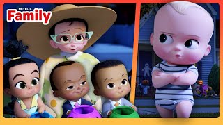 Boss Baby’s Halloween Candy Trick! 🎃 The Boss Baby: Back in Business | Netflix Family