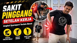 Download lagu Mekanik alat berat salah angkat beban | Sakit pinggang badan bengkok berjalan miring | #sarafkejepit mp3