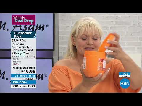 M. Asam Bath   Body Happy Orange Supersize Body Exfolian...