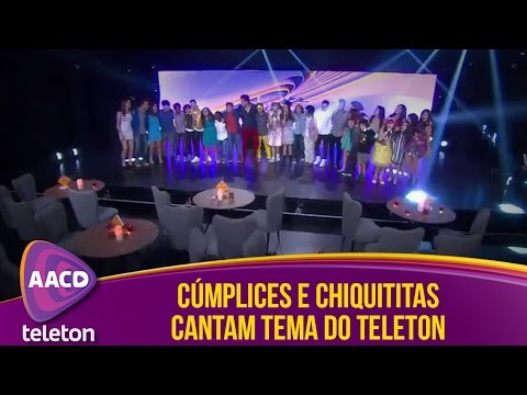 Teleton 2016 - C1R canta com Chiquititas música tema do Teleton