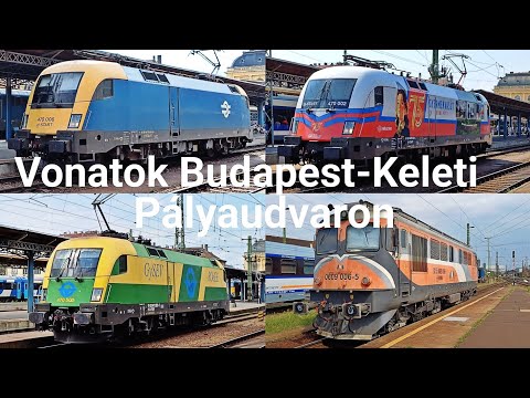 Vonatok Budapest-Keleti Pályaudvaron