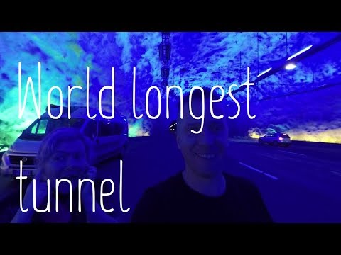 Geiranger fjord and the longest road tunnel in world Lærdal Tunnel