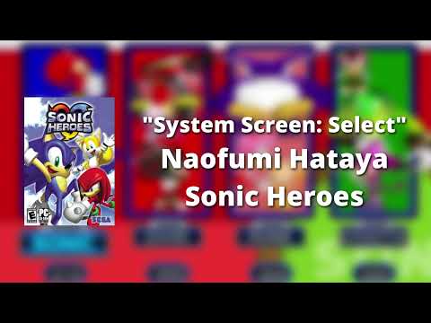 System Screen: Select - Sonic Heroes