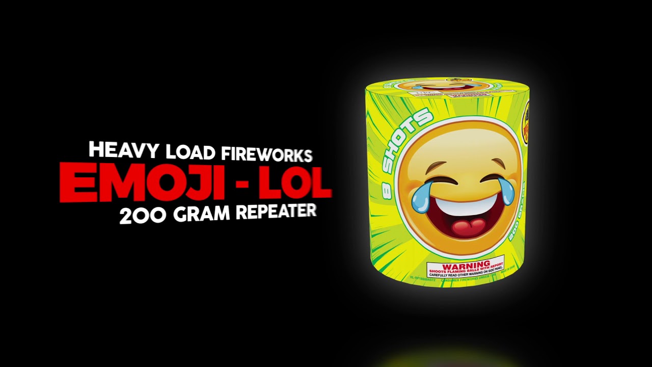 Emoji - LOL - 200 Gram Repeater - 3D Pyro
