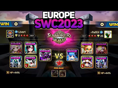 LIVERT vs PAFFIX (BO5). SWC2023 Europe Preliminary Day 3 - Summoners War