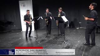 A Balkan night by Lodi Luka   Acrobatic Saxophone Quartet   XVIII World Sax Congress 2018 #adolphesa