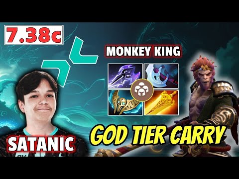 SATANIC God Tier Carry Monkey King vs Edge|PGL Wallachia Season 4 | Dota 2 7.38c Full Match Gameplay