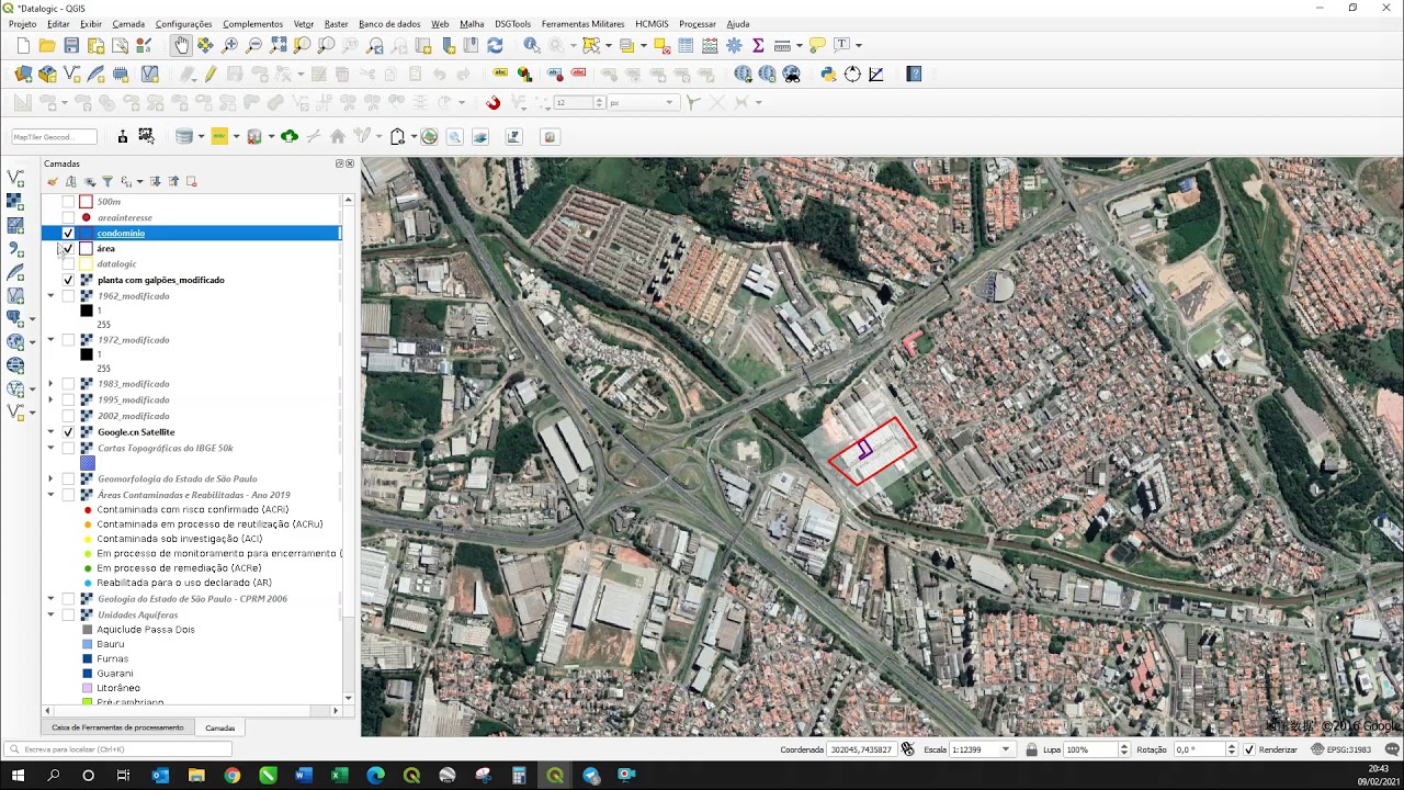 Mapas usados na Avaliação Preliminar