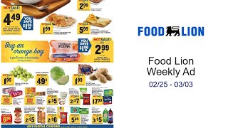 Food Lion Weekly Ad 02/25 - 03/03