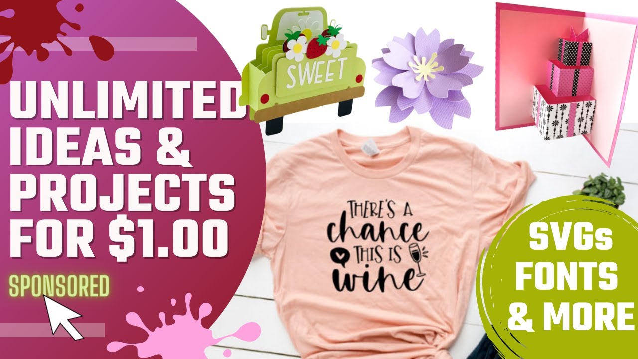 ➡️ Unlimited Papercraft Ideas | SVG Designs | Unlimited Font Downloads | Creative Fabrica Review