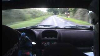preview picture of video 'ALMC Stages Rally 2009 - Brian O'Mahony & Frank Curtin - Stage 1'