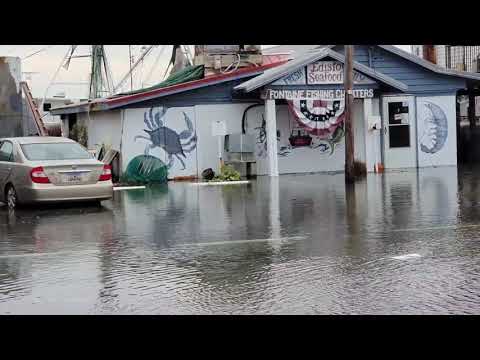 11-05-2021 Edisto Beach, South Carolina - Coastal Flooding / King Tides