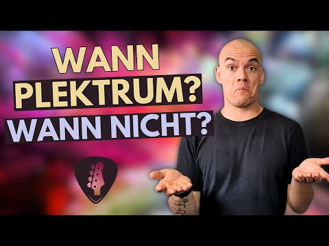 So bestimmst du, ob du mit Plektrum spielen solltest oder nicht