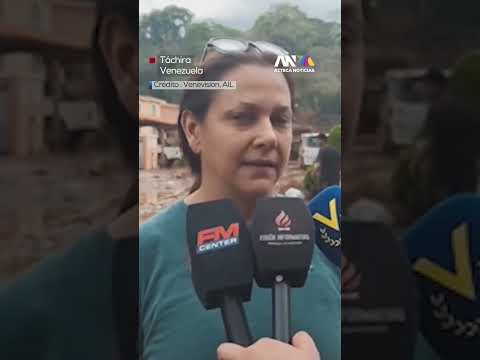 Una tubería colapsó provocando una fuerte inundación en Táchira, #venezuela .