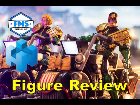 Hiya Toys Exquisite Mini Judge Dredd & Anderson LAWMASTER MK 2 set Review. #hiyatoys #judgedredd