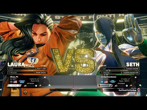 SFV Champion Edition 🔥 iDiom (Laura) Vs JordanCondones (Seth) 🔥 Online Match's 02-18-2023