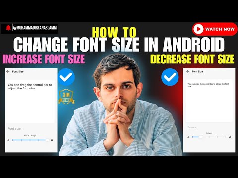 HOW TO CHANGE FONT SIZE IN ANDROID | FONT SIZE IN SPARK 40 | SMS SIZE CHANGE|TEXT SIZE KO KESE BADLY