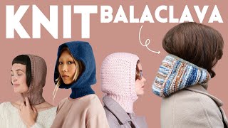 Knit a Balaclava with Me (+ FREE PATTERN) // Using scrap yarn to knit this winter's big trend