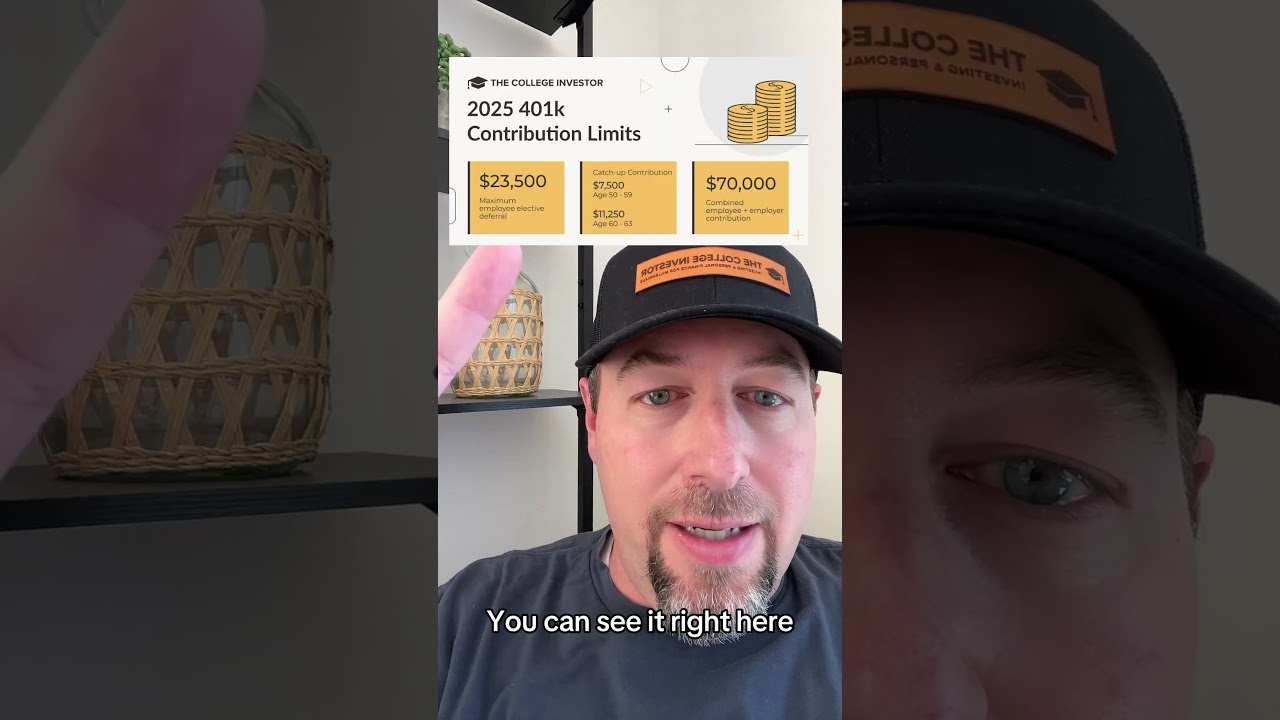 The IRS just announced the new 401k and IRA contribution limits for 2025. #401k #IRA #taxes