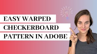 Easy Warped Checkerboard Effect in Adobe Illustrator!