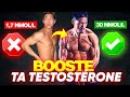 BOOSTE TA TESTOSTÉRONE pour des ABDOS VISIBLES - 7 causes ignorées qui abaissent ta testo❗️