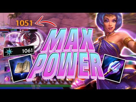 Smite: MAX POWER Discordia Build - OVER 1000 POWER!