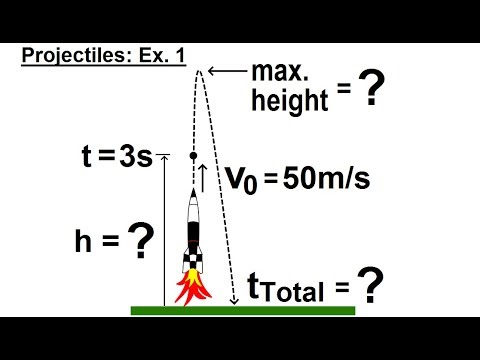 Algebra Ch 26 Solving Problems with Quadratic Equations 1 of 11 Projectiles Ex 1