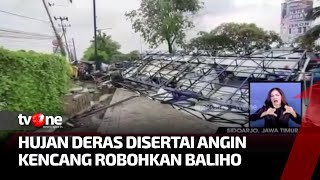 Download lagu Diterjang Badai! Baliho di Sidoarjo Roboh Timpa 5 Motor dan Mobil | Kabar Pagi tvOne mp3 Download lagu Diterjang Badai! Baliho di Sidoarjo Roboh Timpa 5 Motor dan Mobil | Kabar Pagi tvOne mp3