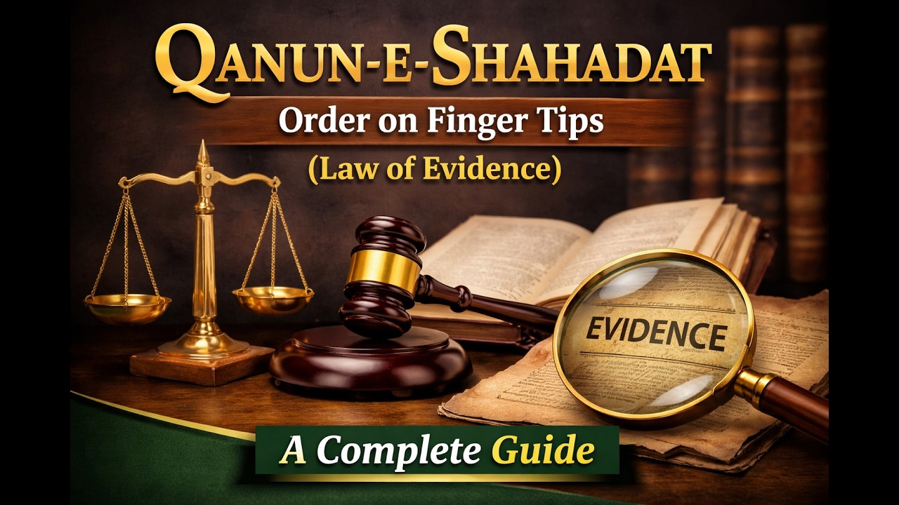 QANUN E SHAHADAT ORDER (QSO) ON FINGER TIPS (LAW OF EVIDENCE)