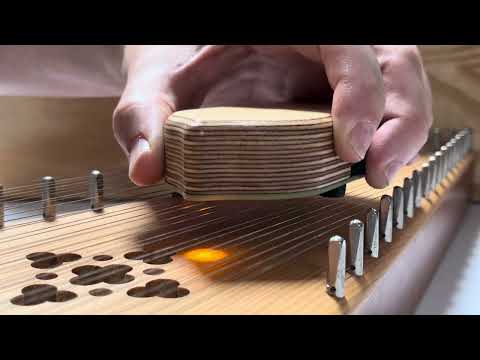 Landscape Ferrous Spinning Magnetic Polyphonic String Resonator