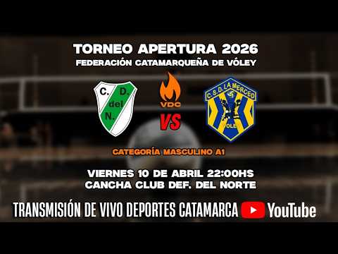 VOLEY: Defensores del Norte vs Dep. La Merced (Masculino A1 - fecha 1)