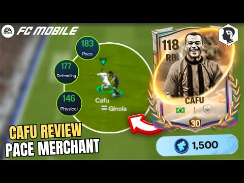 🇧🇷💥113 OVR Cafu RB- FC Mobile Review| Footyverse Event Player Reviews