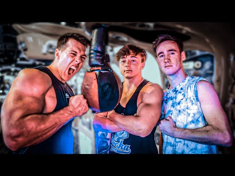 Lauch VS Bodybuilder am Boxautomat!🥊 Unglaubliches Ergebnis😱
