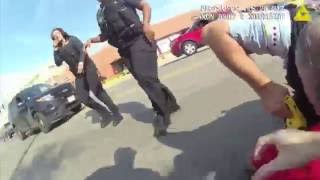 (Warning Graphic) Chicago Police Body cam with Scanner audio of Female officer brutally beaten