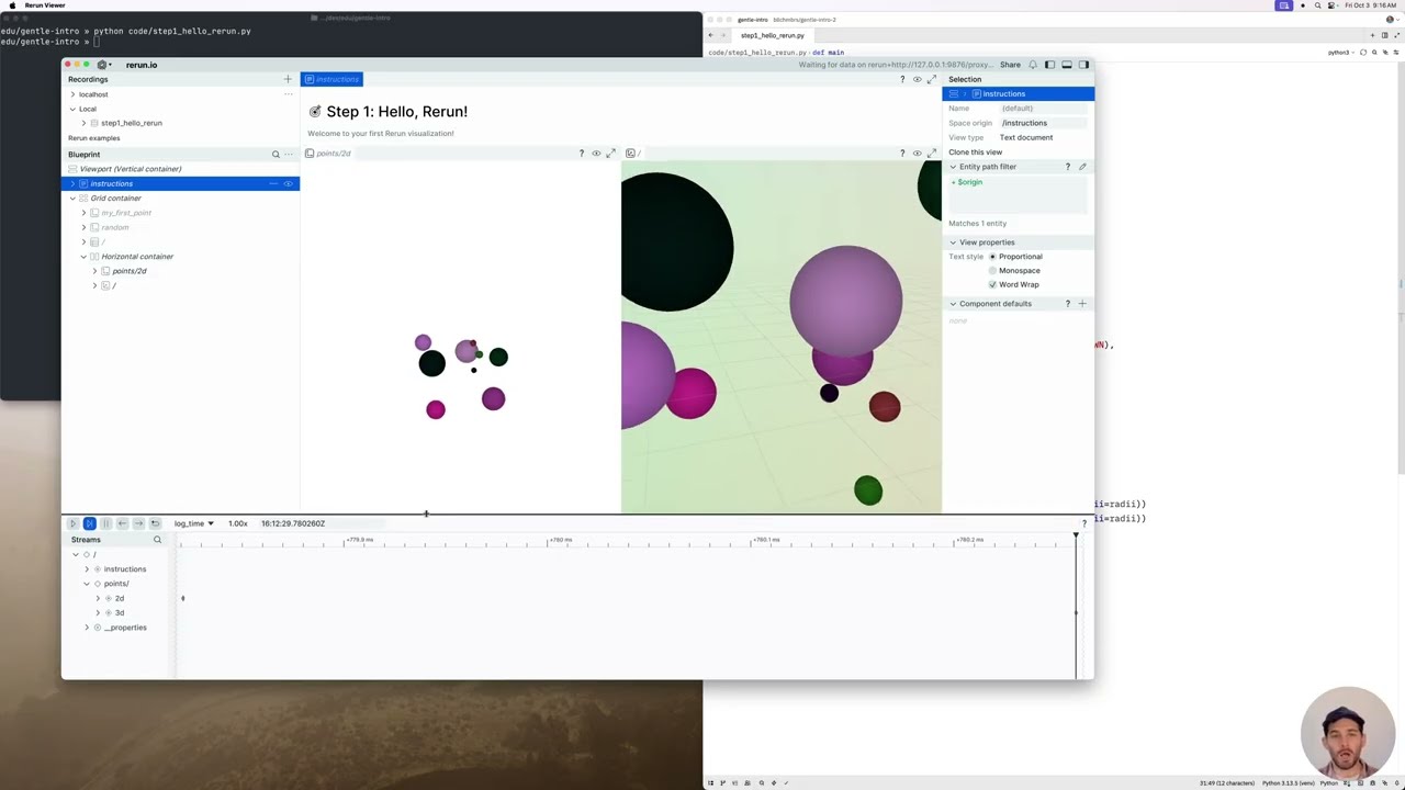 Visualize Your First Multimodal Data with Rerun: A Gentle Introduction to Rerun (Part 1)
