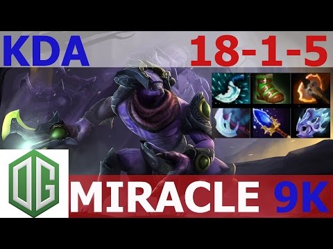 Faceless Void top mmr Miracle 9k mmr ranking