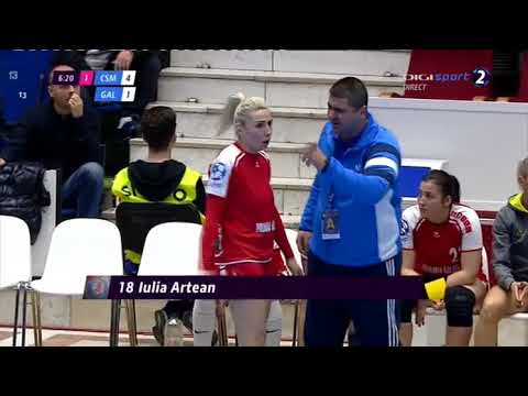 CSM București - CSU Danubius Galați. Prima repriză