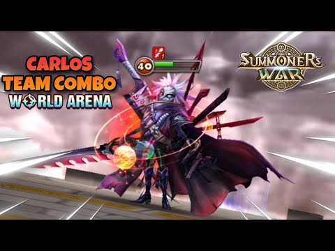 Carlos Team Combo in World Arena Ep. 2 - Summoners War