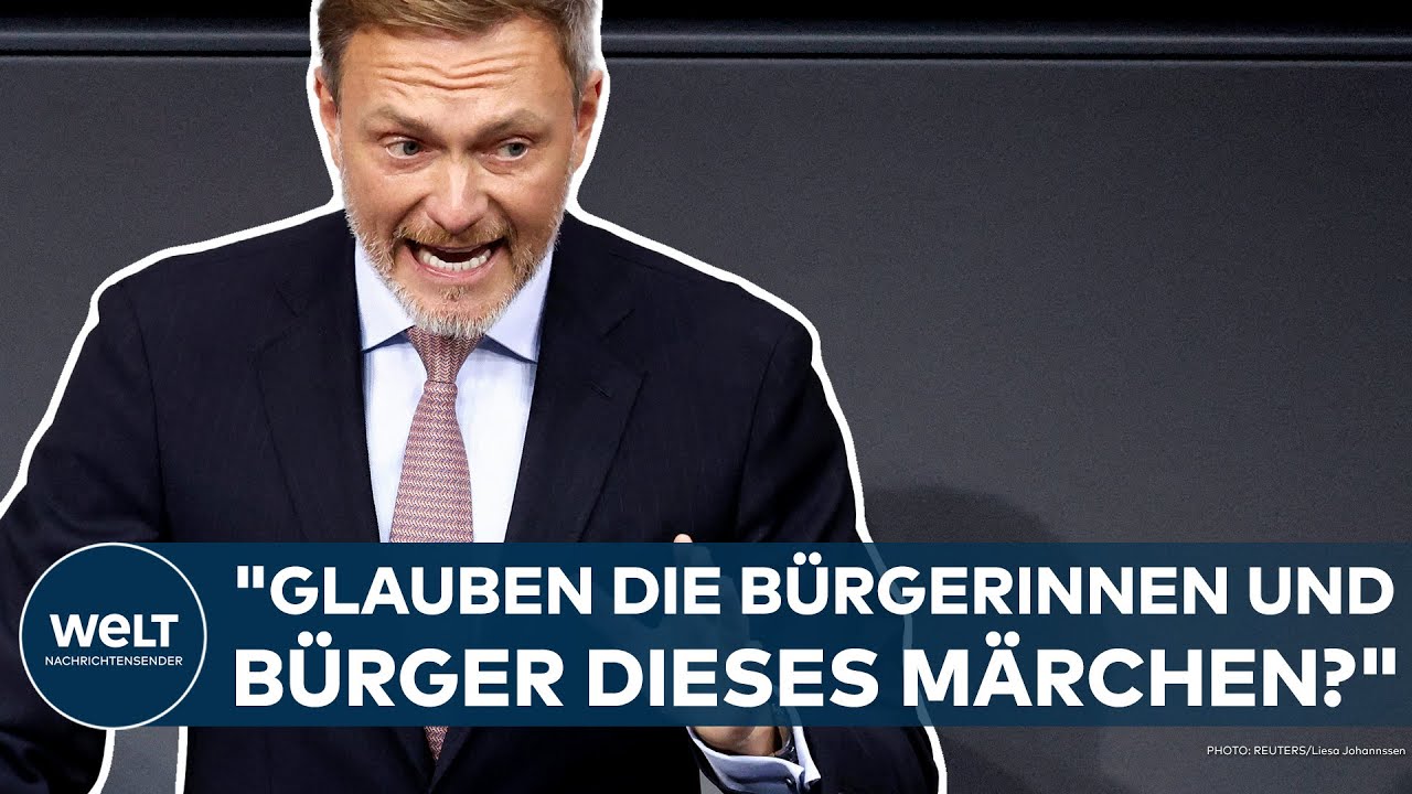 LINDNER: Vertrauensfrage Olaf Scholz! "Glauben die Bürgerinnen und Bürger dieses Märchen?"