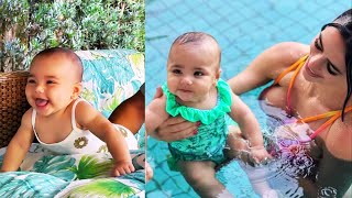 Bruna Biancardi exibe novos cliques encantadores com Mavie