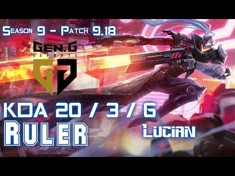 Gen Ruler LUCIAN vs EZREAL ADC - Patch 9.18 KR Ranked