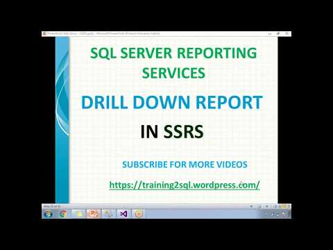 25 Drill Down Reports in SSRS