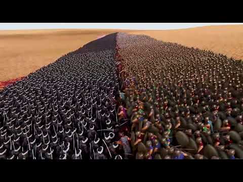 Mongolian Soldiers vs. Spartans | Ultimate Epic Battle Simulator 2 | UEBS 2